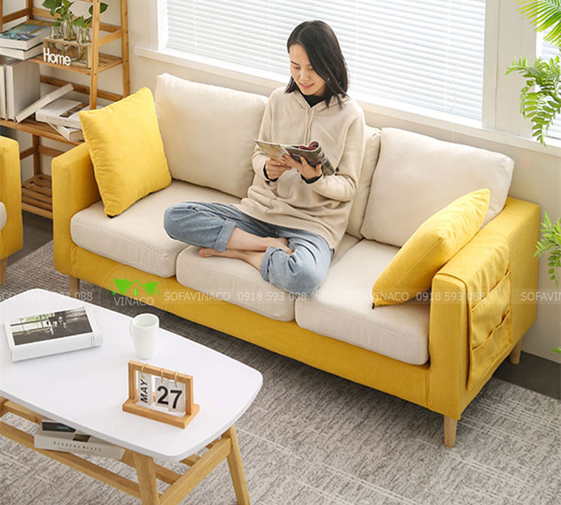 Bộ ghế sofa đẹp đơn giản cho phòng khách